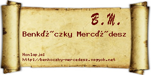 Benkóczky Mercédesz névjegykártya